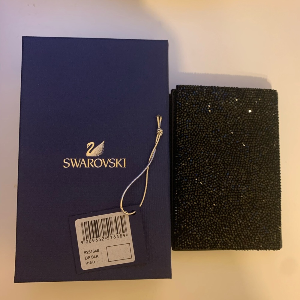 Swarovski Crystal Card/ID Leather Case